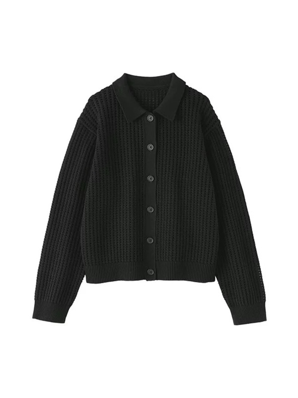 Muji polo cardigan L - Picture 3 of 9
